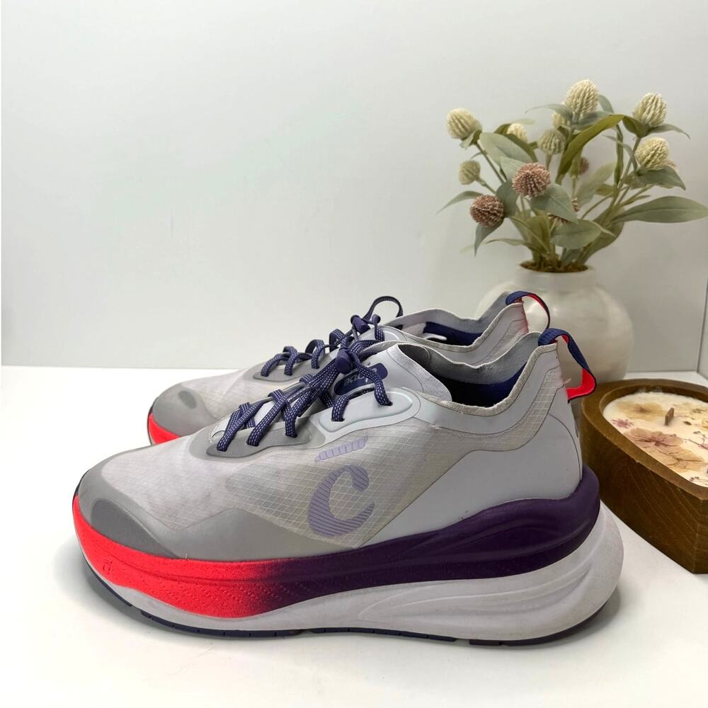 Clove Alto Nursing Sneaker Healthcare Light Gray/Purple/Fuchsia Women 11/M9.5